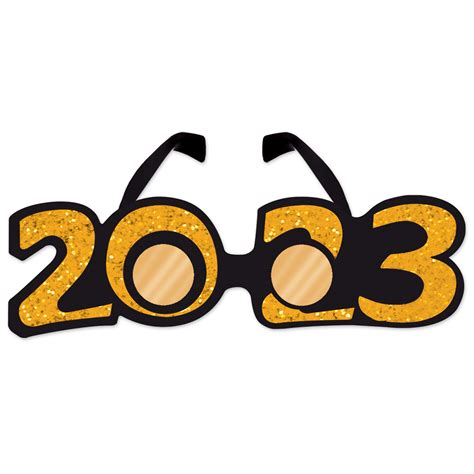 2023 new years glasses